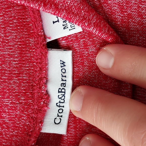 Croft & Barrow pink sleeveless turtleneck large - Picture 4 of 9